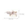 Beatifufu Bridal Floral Hair Comb Headpiece Accents Elegant Wedding Accessory for Brides and Bridesmaids for Special Occasions Beach Weddings and Celebrations view 3