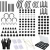 235PCS Septum Piercing Kit for All Body Piercings 14G 16G Horseshoe Circular Barbell for Nose Tongue Lip Ear Eyebrow Cartilage Tragus Helix Daith Piercing Jewelry view 1