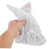 Beatifufu 2pcs Cat Ear Microfiber Hair Drying Cap Quick Drying Towel for Hair Soft Absorbent Bath Tool Button Design Cute Shower Cap for Effortless view 2