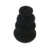 Angoily 4pcs Hair Bun Maker Includes Small Medium Large Extra-large Donut Styling Tools Black for Effortless Updos and Elegant Hairstyles for Parties Daily Wear view 1