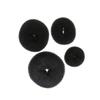 Angoily 4pcs Hair Bun Maker Includes Small Medium Large Extra-large Donut Styling Tools Black for Effortless Updos and Elegant Hairstyles for Parties Daily Wear view 4