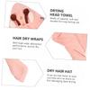 NOLITOY Shower Essentials for Women Hair Towels Microfiber Hair Towels Absorbent Shower Cap Quick Drying Bath Cap view 4