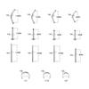 235PCS Body Piercing Kit Jewelry 316L Surgical Steel 14G 16G Tongue Straight Barbells Nipple Piercing Jewelry 14G Catheter Hollow Needles Piercing Tools Kits view 2