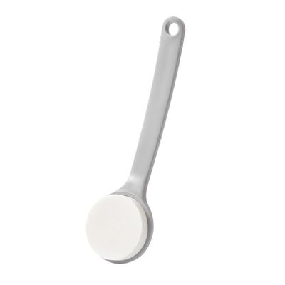 Angoily 1pc Long Handle Bath Brush Exfoliating Sponge for for Softening Skin and Removing Dead Skin Convenient Storage Design Grey