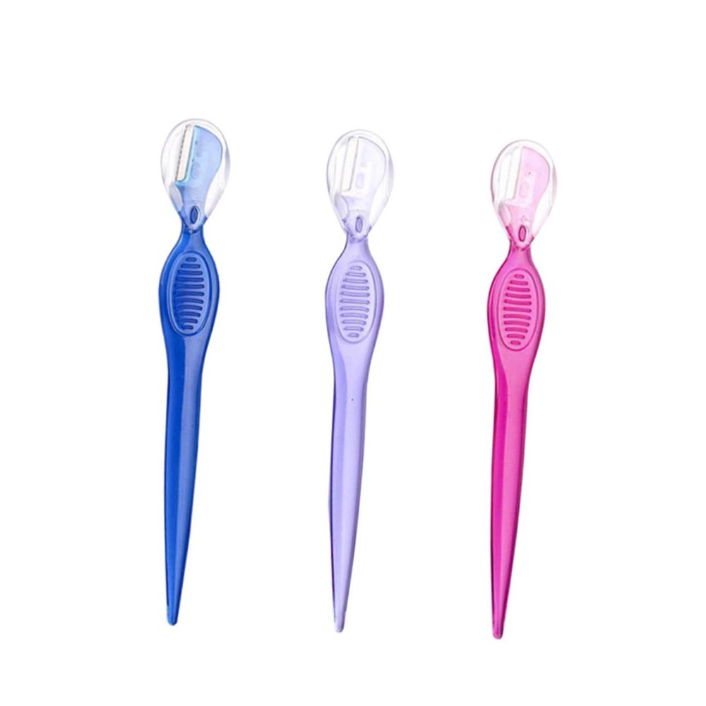 Didiseaon 12pcs Stainless Steel Eyebrow Precision Trimming Tools for Eyebrows Face and Beauty Makeup Includes Red and Lightweight and Easy to Control
