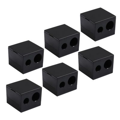 NOLITOY 6pcs Dual Cosmetic Pencil Sharpeners Eyebrow Eyeliner Lip Liner Sharpener for Women Makeup Accessories for Home Office Use