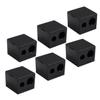NOLITOY 6pcs Dual Cosmetic Pencil Sharpeners Eyebrow Eyeliner Lip Liner Sharpener for Women Makeup Accessories for Home Office Use view 1