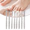 8Pcs Foot File Callus Set, Pedicure Kit Quick Dead Skin, Ergonomic Grip, Pedicure Kit with Pu Leather for Storage view 2