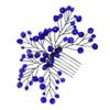 Angoily Bridal Hair Comb Blue Zircon Elegant Side Combs for Women Wedding Hair Accessories for Brides for Special Occasions Comfortable Fit Stable Grip view 1