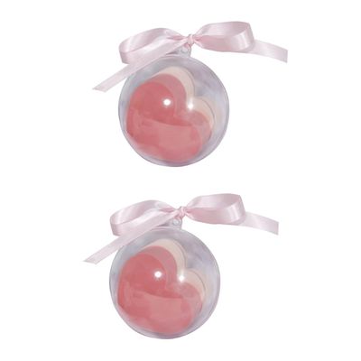 NOLITOY 2set Love Heart Powder Puff Sponge Hydrophilic Makeup Sponge for Wet and Dry Use Versatile for Foundation and Powder for Dorm and Travel Beige