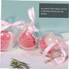 NOLITOY 2set Love Heart Powder Puff Sponge Hydrophilic Makeup Sponge for Wet and Dry Use Versatile for Foundation and Powder for Dorm and Travel Beige view 3