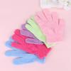 10Pcs Exfoliating Bath Gloves - Five Finger Body Scrubber and Back Massaging Towels in Random Colors, Ideal for Deep Cleaning and Skin Care view 3