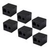 NOLITOY 6pcs Dual Pencil Sharpener for Eyeliner Eyebrow and Lipstick Portable Makeup Tool for Precise Cosmetic Application Easy to Carry and Store Keeps Tips Shape view 1