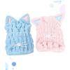 Angoily 2pcs Hair Drying Cap Fast Dry Microfiber Towel for Long Hair Quick Drying view 3