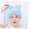 Angoily 2pcs Hair Drying Cap Fast Dry Microfiber Towel for Long Hair Quick Drying view 4