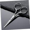 NOLITOY Rounded Nose Hair Trimmer Scissors with Round Tips for Safe Grooming of Eyebrows Mustaches and Facial Hair Ergonomic Handle for Comfortable Grip and Precise Cutting view 3