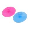 Angoily 2pcs Silicone Face Cleanser Massager Gentle Exfoliating Scrubber Pads for All Skin Types Handheld Facial Cleaning Brush Small Sky Blue Small Rose Red view 1