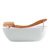 Angoily Ergonomic Handle Bristle Bath Brush Long Handle Body Brush Exfoliating Brush Massage for Home view 1