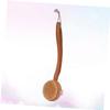 Angoily Ergonomic Handle Bristle Bath Brush Long Handle Body Brush Exfoliating Brush Massage for Home view 4