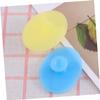 Angoily Facial Dry Brush Kit 2pcs Silicone Facial Cleansing Brush Exfoliating Pads Non-Slip Handle for All Skin view 4