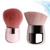 Angoily 2pcs Makeup Mushroom Design Blush Brush Set Double Ended Setting Puff Powder Brush Natural Fiber Portable for Daily or Professional Use view 2