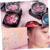 Angoily Facial Body Decor Sequin Gels 12 Vibrant Colors Silky Shiny Ingredients for Makeup and Nail Art Wear view 2