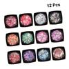 Angoily Facial Body Decor Sequin Gels 12 Vibrant Colors Silky Shiny Ingredients for Makeup and Nail Art Wear view 4