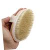 Angoily 2pcs Exfoliating Body Brush Wooden Bristle Bath Scrubbers for Softening Skin Cellulite Reduction and Improved Circulation Spa and Home Use view 2
