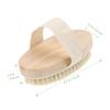 Angoily 2pcs Exfoliating Body Brush Wooden Bristle Bath Scrubbers for Softening Skin Cellulite Reduction and Improved Circulation Spa and Home Use view 4