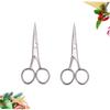 DOITOOL 2 Pcs Stainless Steel Trimming Scissors for Men Barber Shop Home DIY Beard Shears view 3