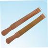 Angoily Leather Sharpening Strop 2pcs Cowhide Razor Cloth Straight Razor Strop for Shaving Scissor Blades view 2