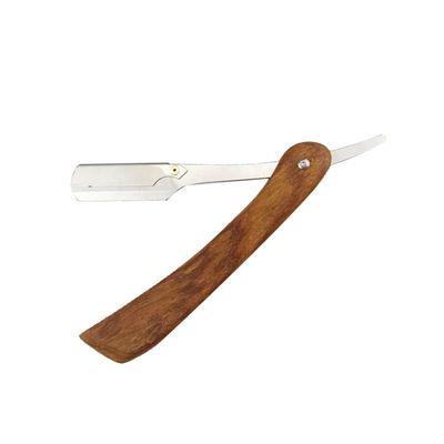 Angoily Chic Manual Razor for Men Vintage Folding Barber Razor Durable Metal for Shaving Beards Sideburns Hair Barbershops Home Use