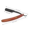 Angoily Men Straight Razor Blades Safe Manual Razor for Men Beard Shaper Portable Vintage Metal Shaving for view 4