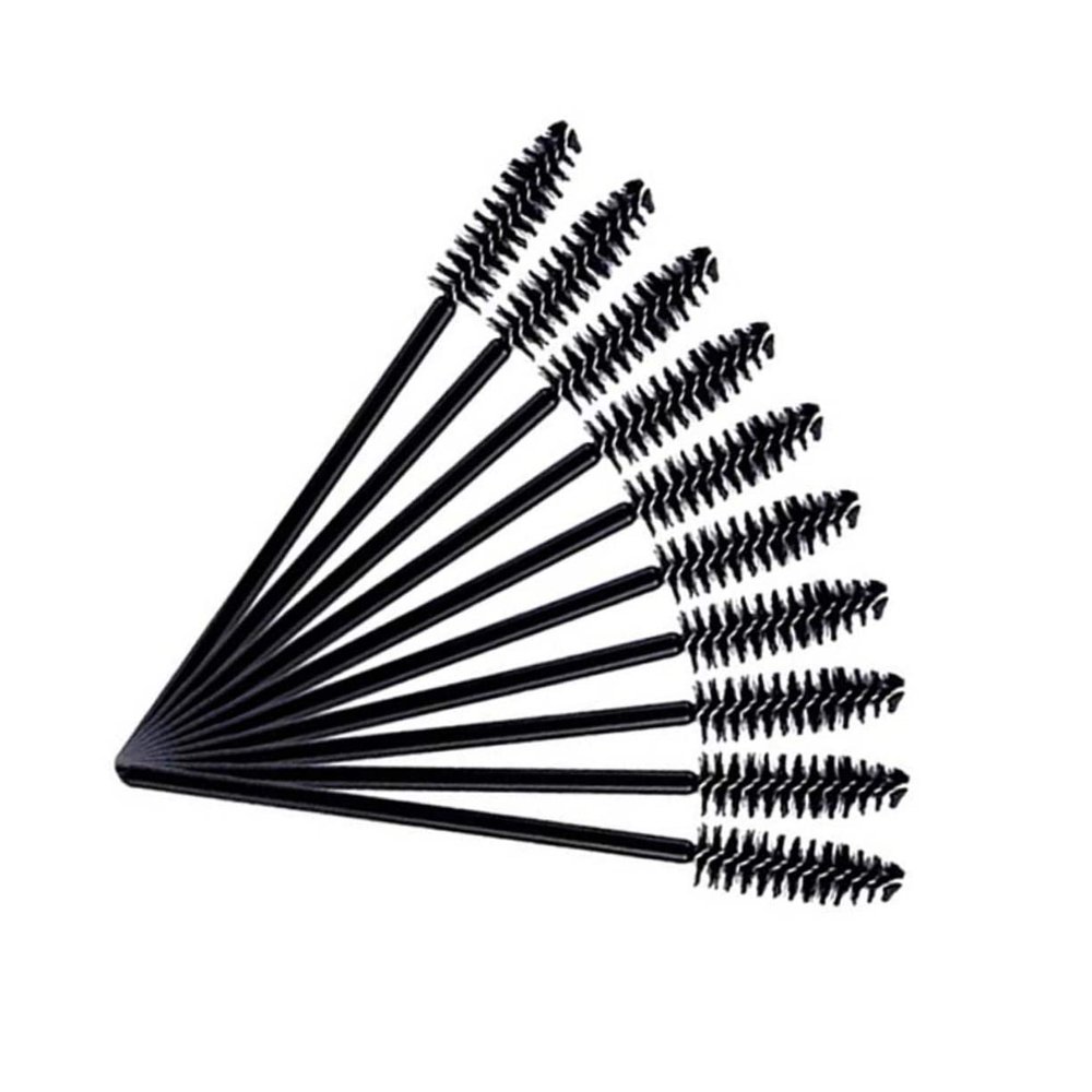 NOLITOY 12pcs Nylon Eyelash Brushes and Applicators for Makeup for Mascara and Eyebrow Grooming Lightweight and Portable Tool Kit for Home and Travel Use