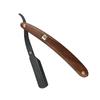 Angoily 2pcs Vintage Wooden Handle Straight Razor for Men Manual Metal Shaving Razor for Beard Hair Shaping and Salon Use Easy to Use and Portable view 1