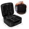 Carrywell Makeup Bag Travel Case 2-Pack, Not-Made In China, Train Case for Cosmetics, Portable Beauty Organizer, Cosmetic Storage Bag With Adjustable Dividers For Make Up and Brushes view 2