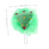Angoily 4pcs Christmas Bath Creative Santa Claus Body Scrubber for Exfoliating Deep Cleansing Soft Mesh Bath Loofah Santa Snowflake Tree Reindeer view 2