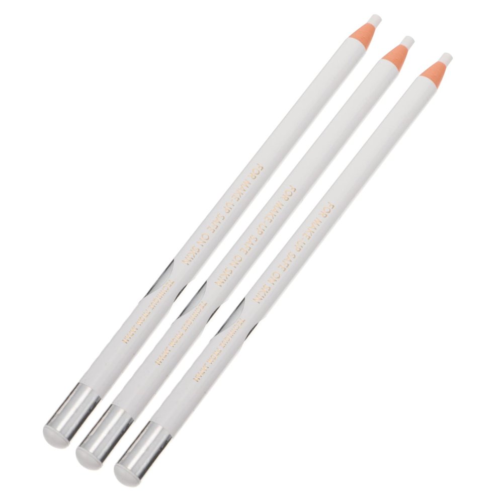 Angoily 3pcs Quality Eyebrow Pen Makeup Pen Silkworm Eyeliner Brush for Professional Salon