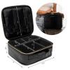 Carrywell Makeup Bag Travel Case 2-Pack, Not-Made In China, Train Case for Cosmetics, Portable Beauty Organizer, Cosmetic Storage Bag With Adjustable Dividers For Make Up and Brushes view 2