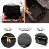 Carrywell Makeup Bag Travel Case 2-Pack, Not-Made In China, Train Case for Cosmetics, Portable Beauty Organizer, Cosmetic Storage Bag With Adjustable Dividers For Make Up and Brushes view 4