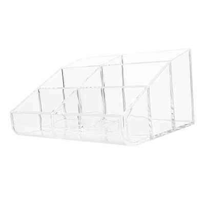 NOLITOY Compartment Acrylic Makeup Organizer for Vanity Aesthetic Stuff Storage Box