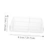 NOLITOY Compartment Acrylic Makeup Organizer for Vanity Aesthetic Stuff Storage Box view 3