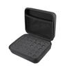 Angoily Slot Essential Oil Storage Case Shockproof Eva Protection Bag for Bottles Travel Organizer for Aromatherapy Use Black view 1