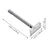 Didiseaon Safety Manual Beard Shaver Handle Retro Design for Close Shaving for Men Grooming Needs view 3