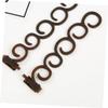 Didiseaon Diy Hair Styling Tool Set 8pcs Hair Braider for Girls Centipede Braid Tools for Vintage Styles view 4