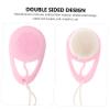 Angoily Silicone Face Brush Exfoliating Face Scrubber for Deep Cleansing Manual Facial Brush Double Sided Design Gentle for Sensitive Skin view 3