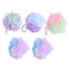 Angoily 5pcs Bath Ball Shower Sponge Pouf Mesh Body Scrubber for Women Men Beauty Sponge Portable Lightweight view 1