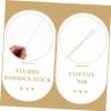 NOLITOY Long Cotton Swabs Stick of Absorbent Buds for Ear Cleaning and Cosmetic Use Safe and Medical Grade Applicators view 4
