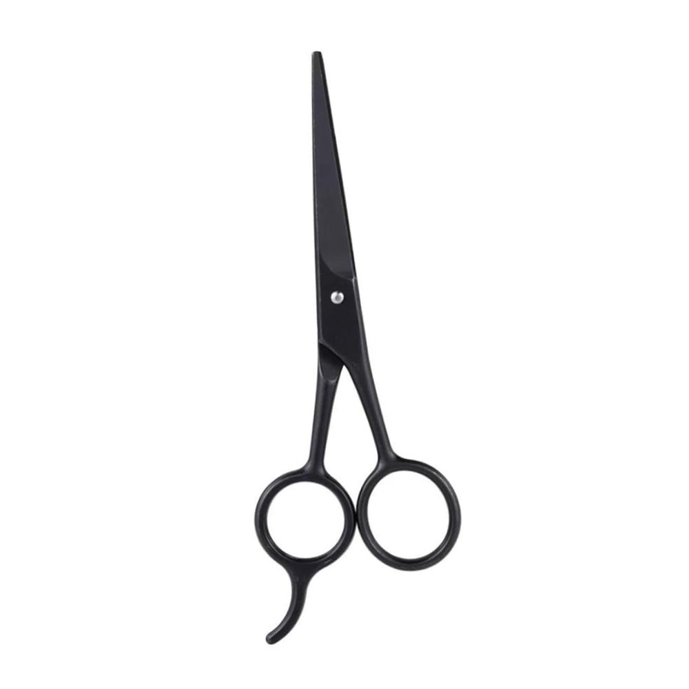 STOBOK Stainless Steel Beard Scissors Professional Hairdressing Scissors for Men Eyebrow Trimmer Mustache Beard Care Accessory Set of 2