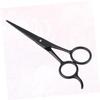 STOBOK Stainless Steel Beard Scissors Professional Hairdressing Scissors for Men Eyebrow Trimmer Mustache Beard Care Accessory Set of 2 view 3